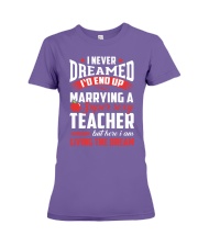 Marrying a Supersexy Teacher Premium Fit Ladies Tee thumbnail