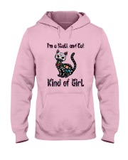 Skull And Cat Hooded Sweatshirt front