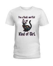 Skull And Cat Ladies T-Shirt thumbnail