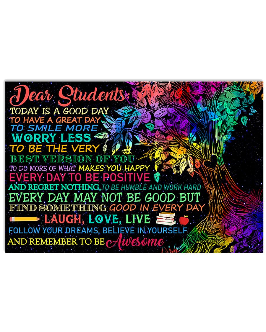 Dear Students 17x11 Poster