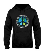Myself What A Wonderful World Hooded Sweatshirt thumbnail