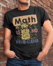 Math Is No Probllama Classic T-Shirt apparel-classic-tshirt-lifestyle-26