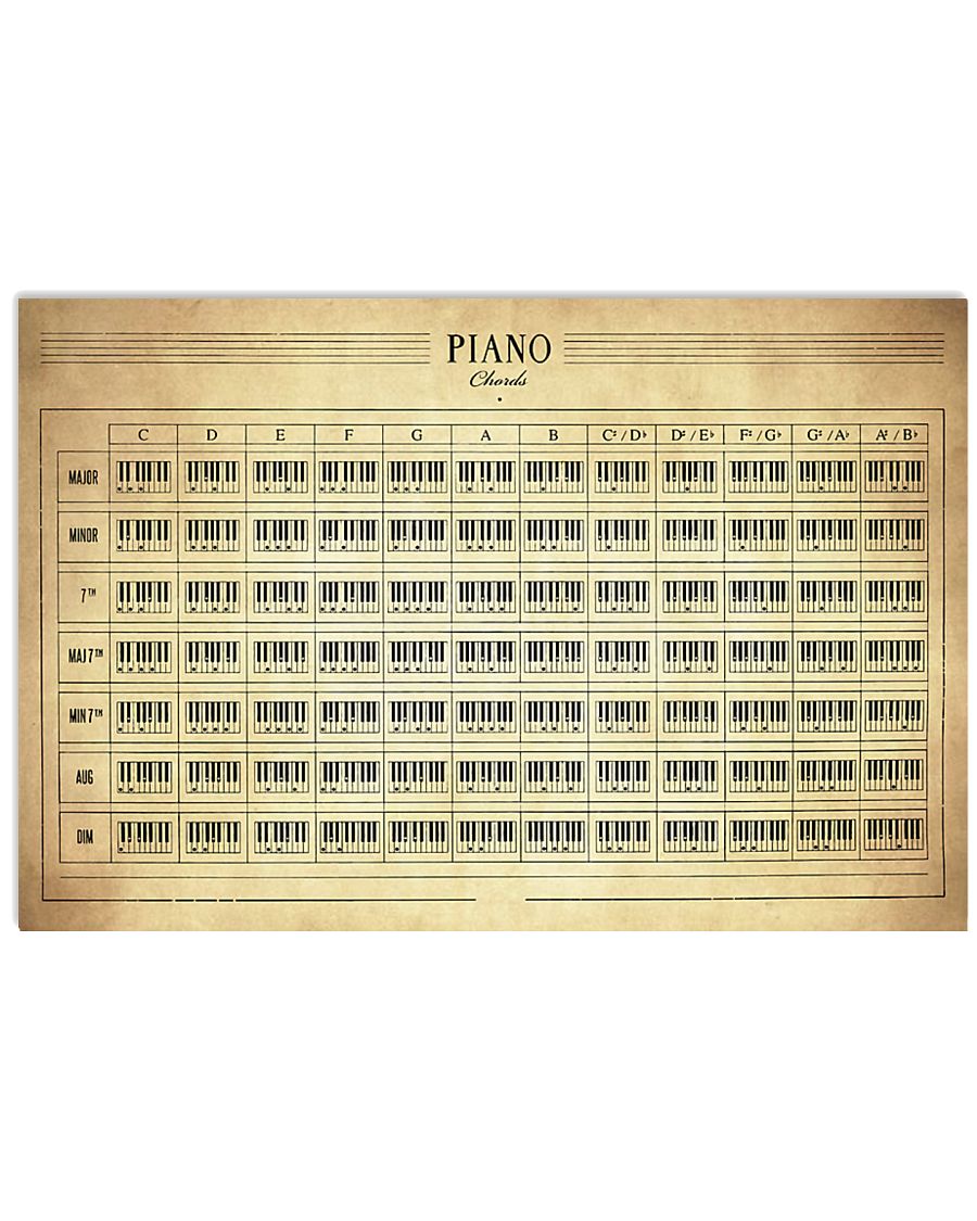 Piano 17x11 Poster