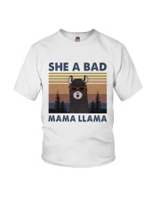 She A Bad Mama Llama Youth T-Shirt thumbnail