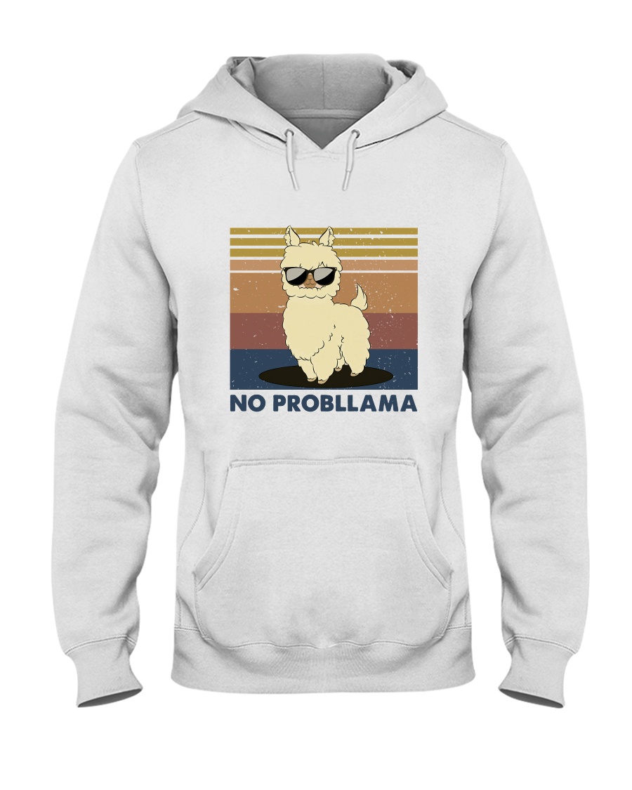 No Probllama Hooded Sweatshirt