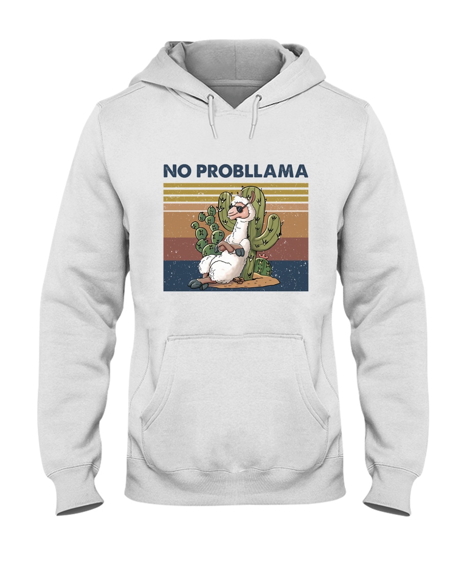 No Probllama Hooded Sweatshirt