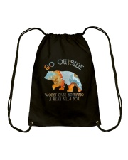 Go Outside Drawstring Bag thumbnail