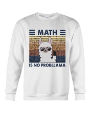 Math Is No Probllama Crewneck Sweatshirt thumbnail
