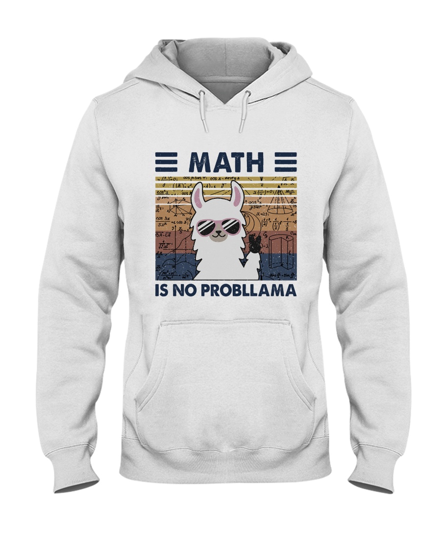 Math Is No Probllama Hooded Sweatshirt