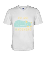 To Do Nothing V-Neck T-Shirt thumbnail