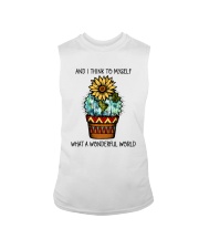 Myself What A Wonderful World Sleeveless Tee thumbnail