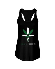 Weed Is Medicine Ladies Flowy Tank thumbnail