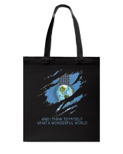 Myself What A Wonderful World Tote Bag thumbnail