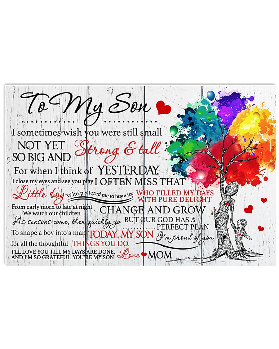 To My Son 17x11 Poster