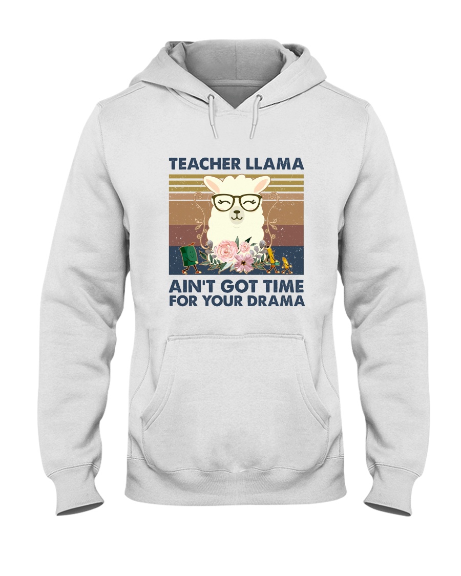 Teacher Llama Hooded Sweatshirt