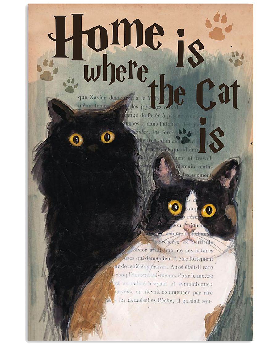 Home is Where The Cat Is 11x17 Poster