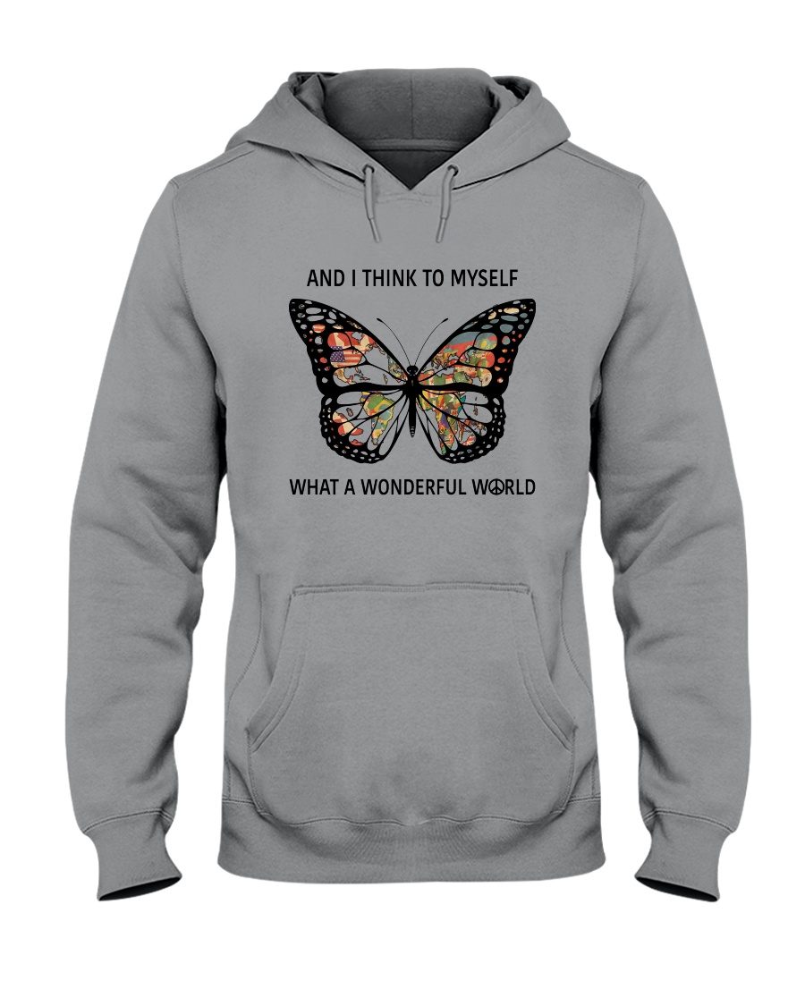 Myself What A Wonderful World 1 Hooded Sweatshirt