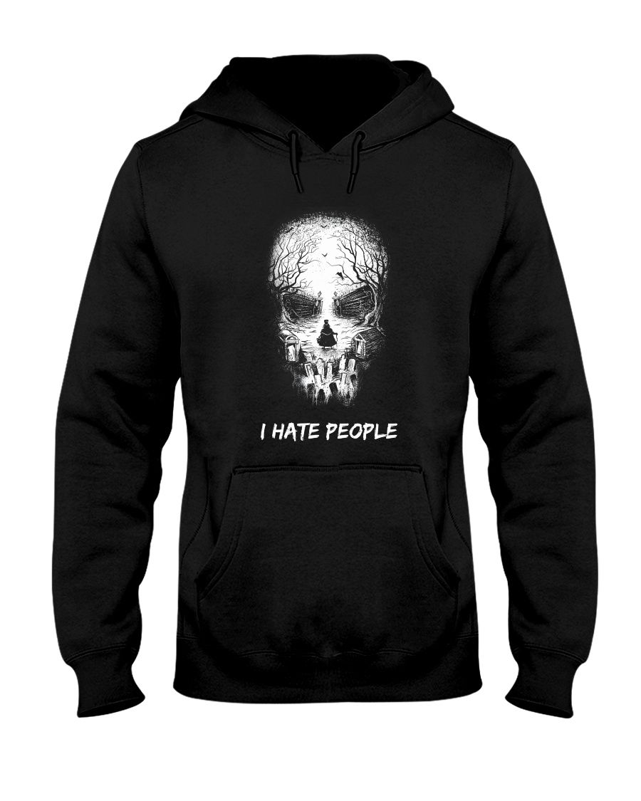 I Hate People Hooded Sweatshirt