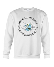People Living Life In Peace Crewneck Sweatshirt thumbnail