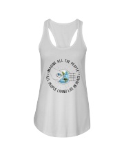 People Living Life In Peace Ladies Flowy Tank thumbnail