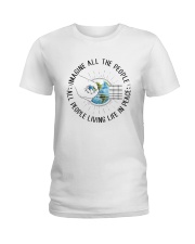 People Living Life In Peace Ladies T-Shirt thumbnail