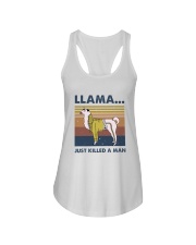Llama Just Killed Aman Ladies Flowy Tank thumbnail