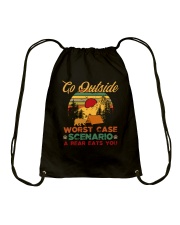 Go Outside Drawstring Bag thumbnail