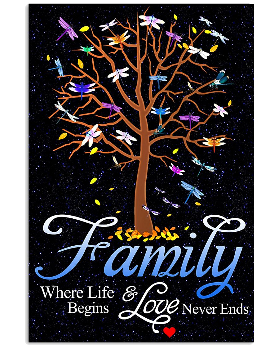 Family Where Life And Love Begins 11x17 Poster