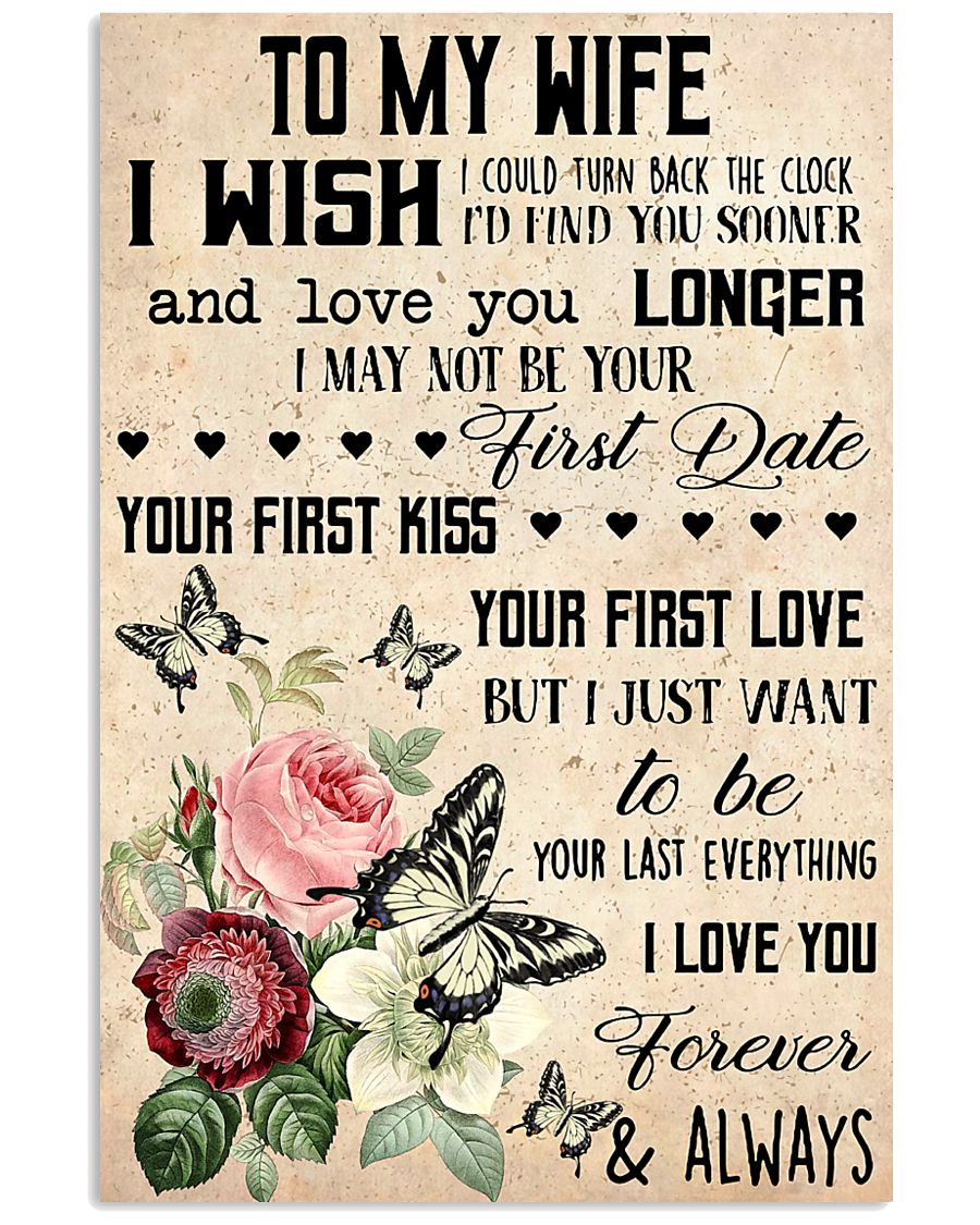 To My Wife 11x17 Poster