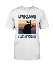 I Want Coffee Premium Fit Mens Tee thumbnail