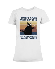 I Want Coffee Premium Fit Ladies Tee thumbnail