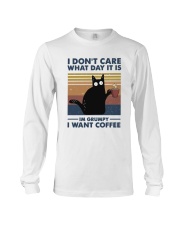 I Want Coffee Long Sleeve Tee thumbnail