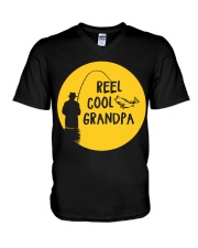 Reel Cool Grandpa V-Neck T-Shirt thumbnail