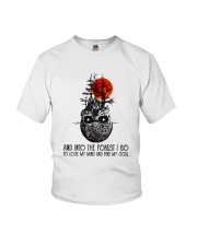 And Into The Forest I Go Youth T-Shirt thumbnail