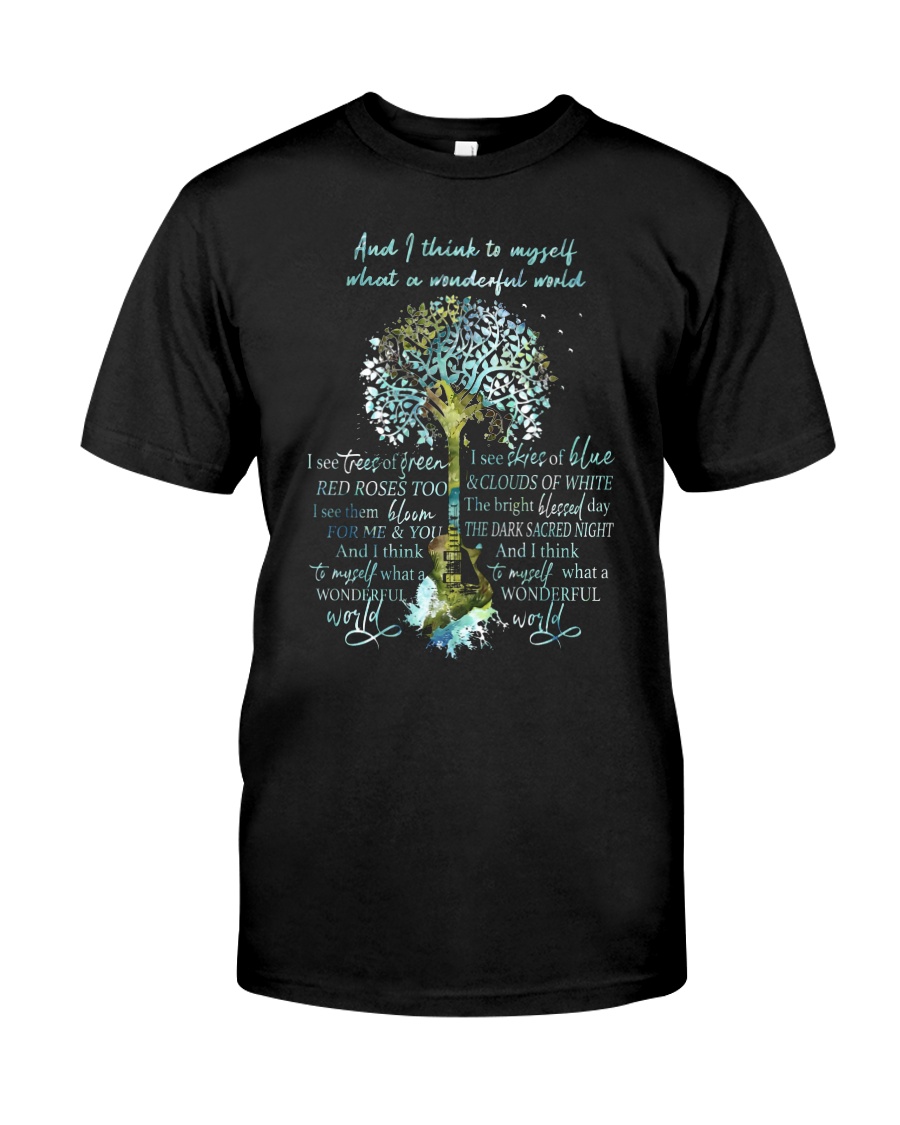Myself What A Wonderful World Classic T-Shirt