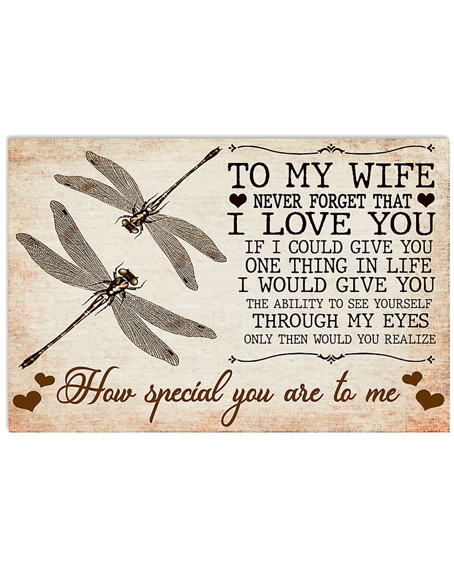 To My Wife 17x11 Poster