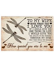 To My Wife 17x11 Poster front