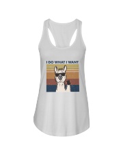 I Do What I Want Ladies Flowy Tank thumbnail