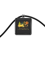 And Into The Forest I Go Cord Rectangle Necklace thumbnail