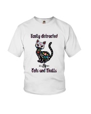 Cats And Skulls Youth T-Shirt thumbnail