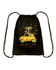 Whisper Words Of Wisdom Drawstring Bag thumbnail