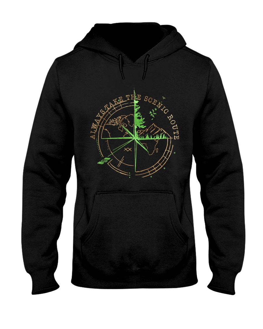 Take The Scenic Route Hooded Sweatshirt