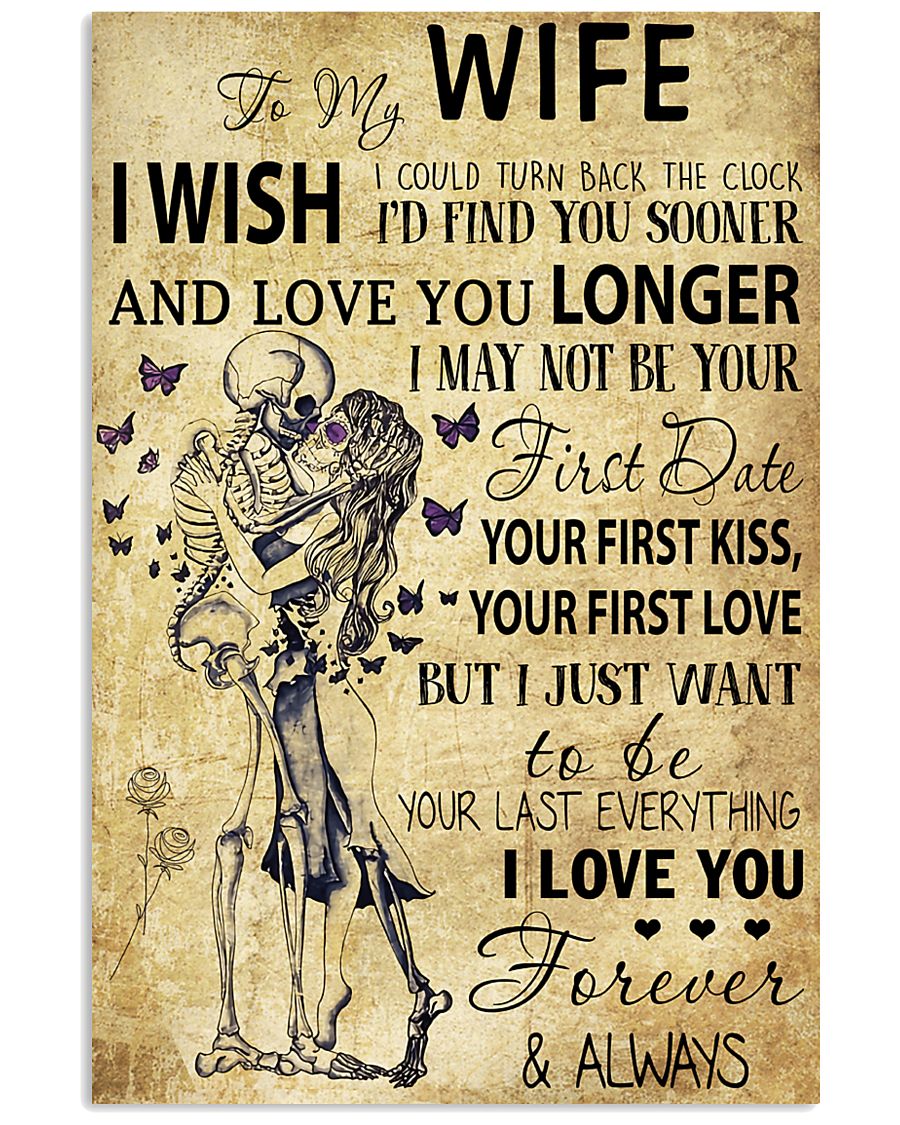 To My Wife 11x17 Poster