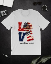 Needs No Words Classic T-Shirt lifestyle-mens-crewneck-front-16