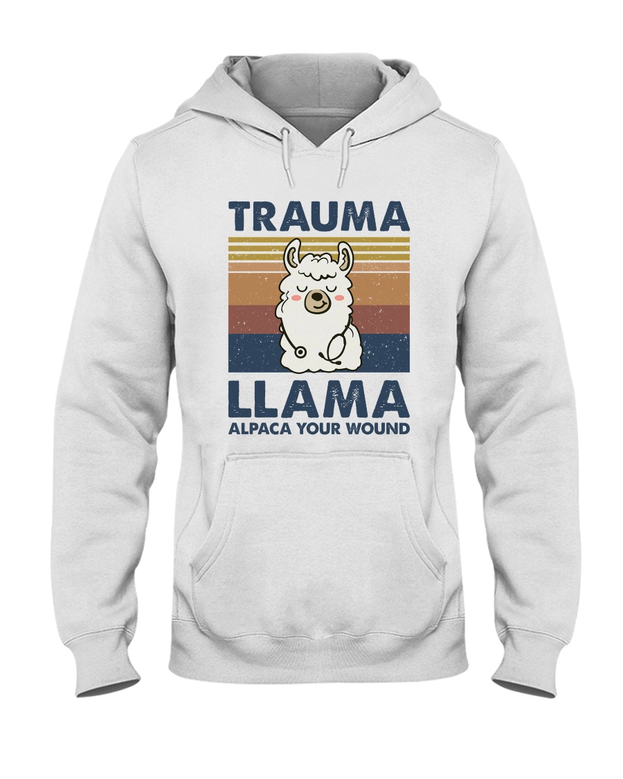 Trauma Lllama Hooded Sweatshirt