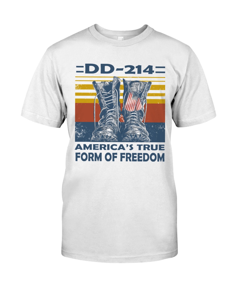 Navy Veteran Premium Fit Mens Tee