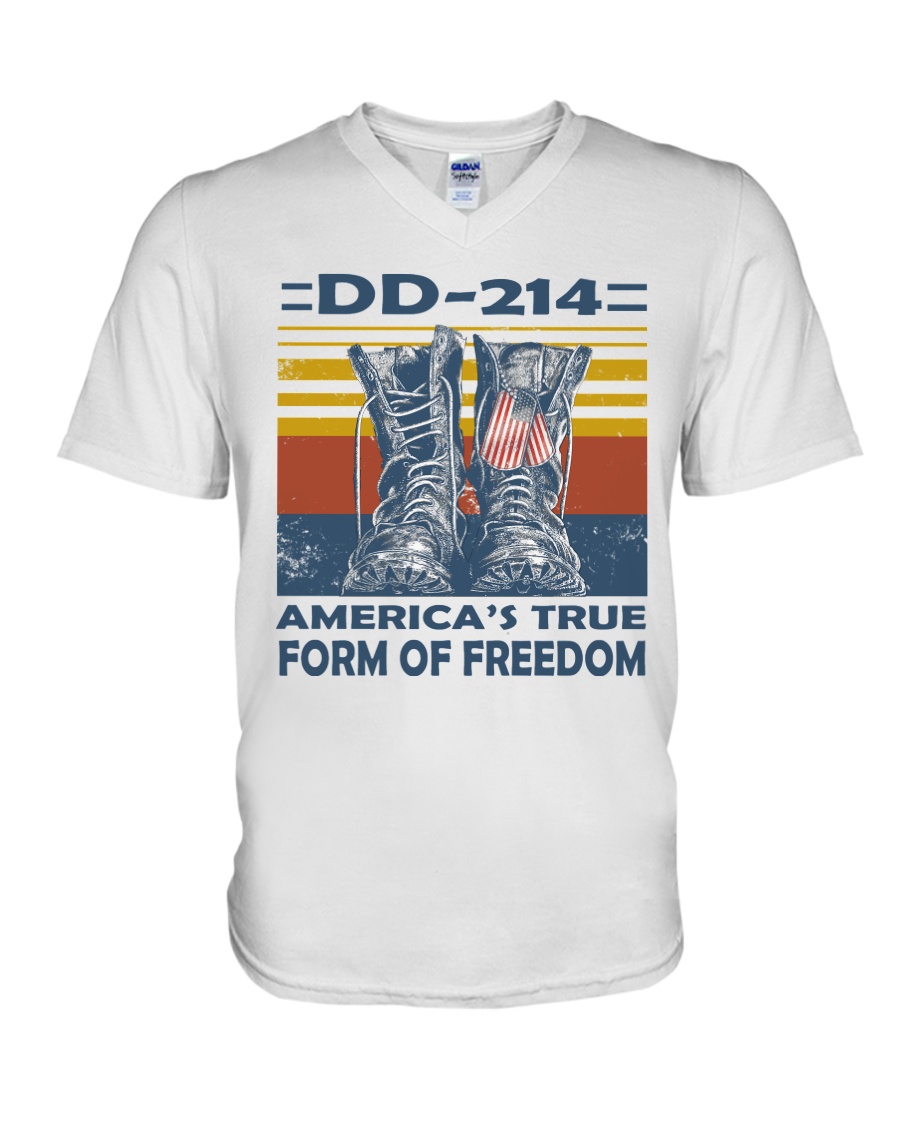 Navy Veteran V-Neck T-Shirt