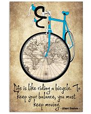 Life Is Like Riding A Bicycle 11x17 Poster front