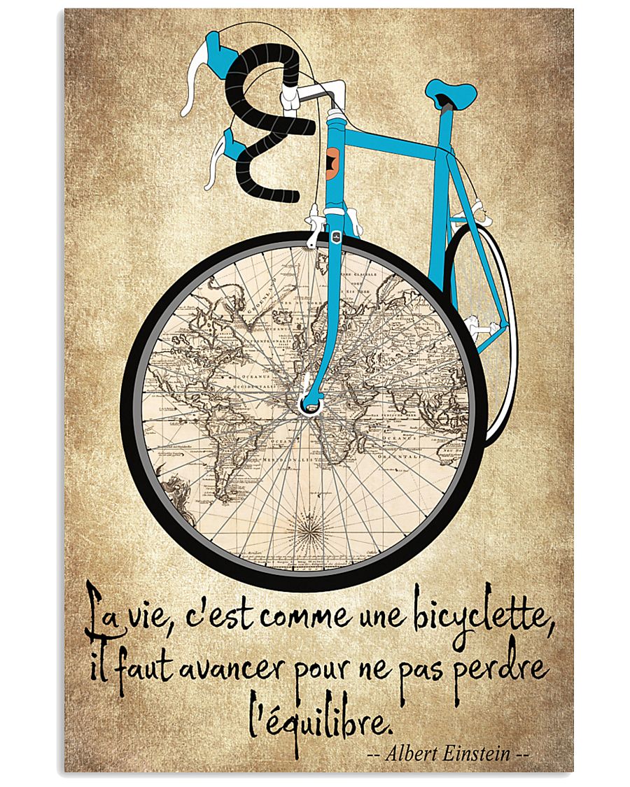 La Vie C'est Comme Une Bicyclette 11x17 Poster