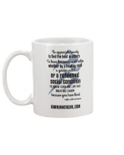 Redeemed Social Condition Accessories Mug back